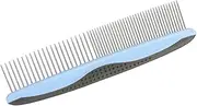 Knotting Comb Cat Combs for Indoor Cats Dog Comb for Grooming Pet Hair Remover Poodle Handheld Grooming Comb Greyhound Comb Combs Stainless Dogs Pet Combs Blue Stainless Steel