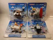 Waggles 4 Pack Bundle Figures - Penguin/Sheep/Donkey/Whiskers New