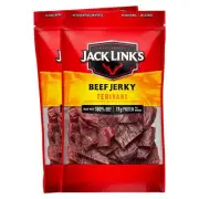 Jack Link's Beef Jerky Teriyaki – Flavorful Everyday Snack 10g of Protein and...
