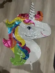 Anagram 33 inch Rainbow Unicorn Super Shape Foil Balloon NEWC