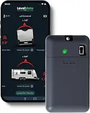 LogicBlue Technology LevelMateMAX Wireless RV Leveling System, Bluetooth Leveler for Campers, Must-Have Accessory for Travel Trailers, Effortless Setup for Phones with App