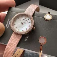 在飛比找ETMall東森購物網優惠-ARMANI手錶, 女錶 30mm 玫瑰金圓形精鋼錶殼 貝母