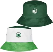 VfL Wolfsburg Fishing Hat Pewter Crest, Green, White, Einheitsgröße