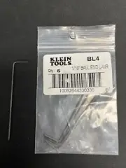 Klein Tools BL4 1/16” Ball End Hex Wrench, USA, 5 Pack