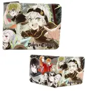 New Black Bull BLACK CLOVER BiFold Wallet Burakku Kuroba Credit Card Billfold