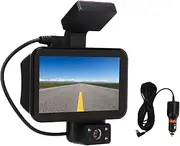 Dash Cam, Car DVR Camera, Vehicle Driving Recorder, Dual Lens Video Recorder, 120 Degree Emergency Recording
