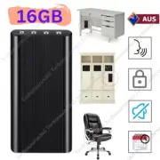 16GB 240 Hr Spy Digital Activated Voice Recorder Mini Audio Magnetic MP3 Player
