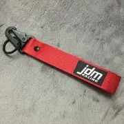 Hoonigan JDM Metal Auto Key Ring Drift JDM Fabric Keyring Car Gift Racing Strap