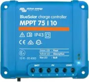 Bluesolar MPPT 75V 10 Amp 12/24-Volt Solar Charge Controller