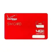 Verizon Wireless 4G LTE Micro 3FF Sim Card - Lot of One Hundred(100) Sim Card