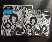 THIN LIZZY ACOUSTIC SESSIONS ALTERNATIVE SLEEVE GREY LP & ERIC BELL SIGNED PRINT