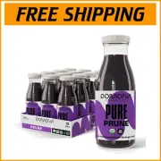 Convenient 8.4oz Pure Prune Juice, Pack of 12 - Gluten-Free & Kosher Certified