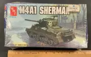 1988 AMT ERTL M4A1 SHERMAN 1/72 SCALE TANK MODEL KIT BRAND NEW SEALED 7521