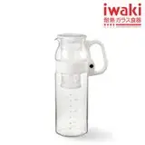 在飛比找遠傳friDay購物優惠-【iwaki】耐熱玻璃冷水壺 1.3L(手柄白)