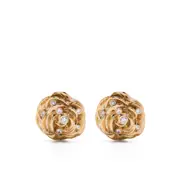[Magda Butrym] Magda Butrym Rose Clip-on Earrings ONE SIZE GOLD