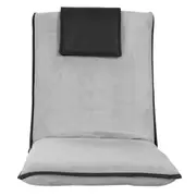 Floor Lounge Sofa Bed Couch Recliner Chair Folding Tatami Cushion Foldable Grey