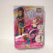 BARBIE Teresa Dreamhouse Adventure Spin Twirl Rhythmic Gymnast Olympics NEW NIB