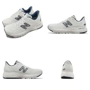 【NEW BALANCE】慢跑鞋 880 V13 D 寬楦 女鞋 白 藍 緩震 運動鞋 路跑 NB 紐巴倫(W880S13-D)