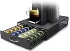 Nespresso Vertuoline Capsule Storage Drawer Vertuo 40 Pod Holder Metal