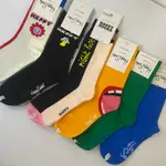 HAPPY SOCKS 瑞典🇸🇪 潮牌中筒襪 設計款 純色 AB版