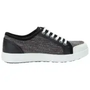 TRAQ by Alegria Women's Casual and Fashion Sneakers, Washed Black, 9