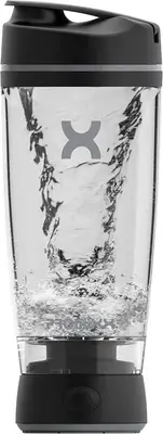 PROMiXX MiiXR AA Vortex Mixer Electric Shaker Bottle, Black/Grey