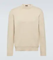 [Zegna] Zegna Cotton sweater AU 96 beige