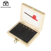 5 pcs 3/8" Carbide Indexable Turning Tool Bit With Carbide Inserts For Lathe