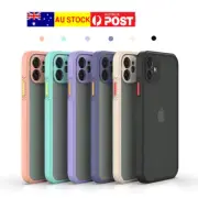 iPhone 12 11 Pro Max Mini Shockproof Slim Matte Bumper Case Cover For Apple