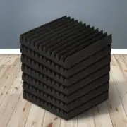 60 PCS Studio Acoustic Foam Panels Sound Absorption Proofing Wedge Tiles 30X30CM