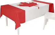 Canadian Flag Table,Rectangular Canada Maple Tablecloth,1st July Canada Day Flag Festival Procession Celebration,Canadian Decoration,Canada Table Covers