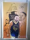 Steph Curry Golden State Warriors Canvas Poster 12x18” UNFRAMED