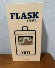 Yeti Tan Camo Flask & Funnel NIB READY TO SHIP Same Day