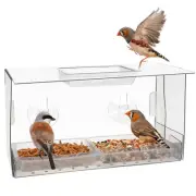 Window Bird Feeder. Birds Feed Undisturbed Whilst You Watch. Innovative1166