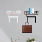 Ironing Board Holder Hanging Rack with Removable Hooks