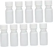 iplusmile 30Pcs Empty Laboratory Reagent Bottles Random Color Sealing Bottles for Sample Storage