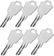 HOLIDYOYO 6Pcs Electrical Panel Lock Key Operator Interface Durable Selector Switch Keys for Mobility Scooters Secure and Reliable Electrical Switch Lock
