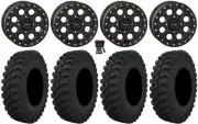System 3 SB-7 15" Wheels Bk (4+3) 32" Crawler AT Tires Can-Am Defender