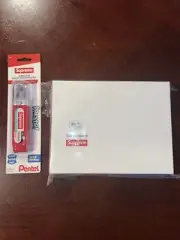 Supreme x Team-Demi Stationery Set White FW21 & Presto Correction Pen New In Box
