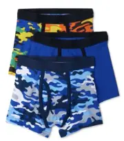 Toddler Boys Underwear 2T-3T Wonder Nation Boxer Briefs Blue Green