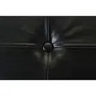 Simplify Faux Leather Folding Storage Ottoman Cube in Black