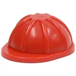 LEGO 樂高 3833 紅色、工地帽、頭盔、安全帽、人偶配件
