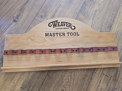 Weaver Leather Supply Wooden Master Tool Display