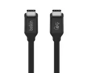 Belkin Connect USB4 100W Fast Charge/Data Sync Reversible Type-C 80cm Cable BLK