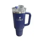 Cirkul 40oz All-Day Double-Wall Insulated Stainless Steel Tumbler with Straw