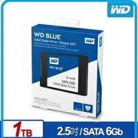 在飛比找樂天市場購物網優惠-WD SSD 1TB 2.5吋 3D NAND固態硬碟 藍標