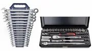 Gearwrench 9416SS - Ratchet Wrench Set Metric 16 Piece with Bonus Socket Set 38 Piece
