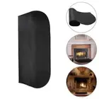 Half Round Sparks Carpet Flame-resistant Mat Fireplace Hearth Rug Durable New AU