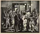 Harlem Rent Party : Mabel Dwight : 1929 : Archival Quality Art Print for Framing