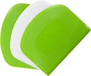 3 Pcs Dough Scraper,BPA Free PE Plastic, Sharp Edge & Angles Bread Dough Cutter, Anti-Slip Kitchen Baking Spatula Scraper, Best Baking Lovers' Gift (3PCS)